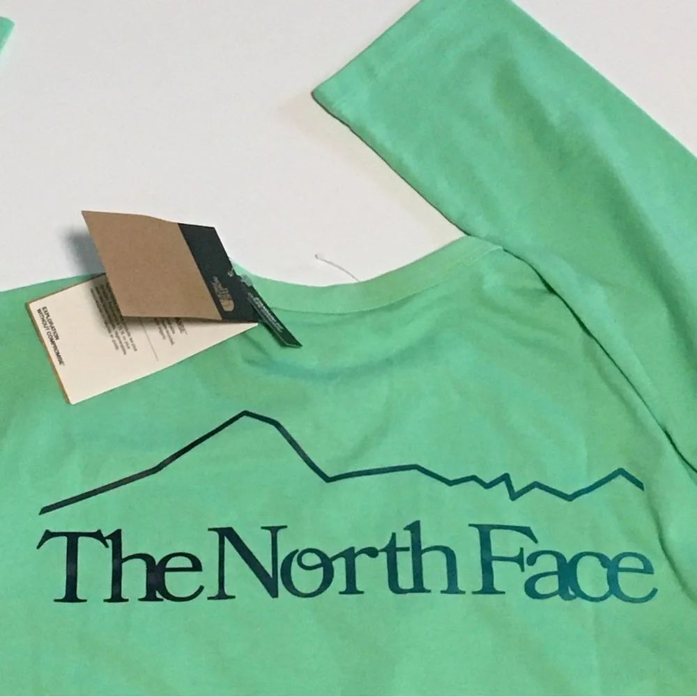 The North Face Long-Sleeve (L/S) Trail Tee T-Shirt Mens Sz S 50/50 Green NEW NWT - Picture 9 of 10